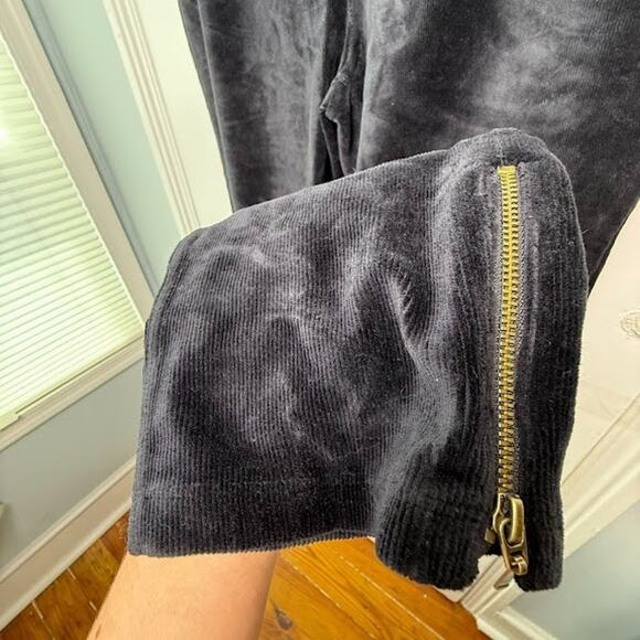 QVC Susan Graver Knit Corduroy Straight Leg Pants Womens 1X Black Pull On NWOT - Picture 2 of 11